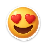 heart eyes face